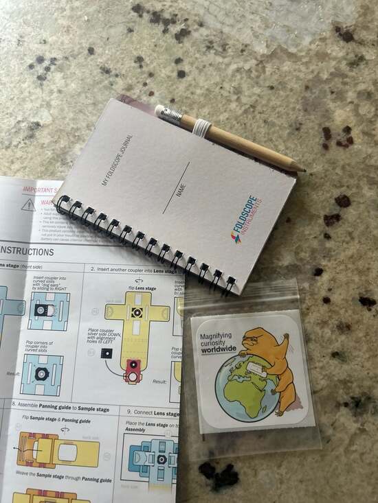 Foldscope Instruments Microscope Set In Original Box. Brand New Never Used - Picture 4 of 10